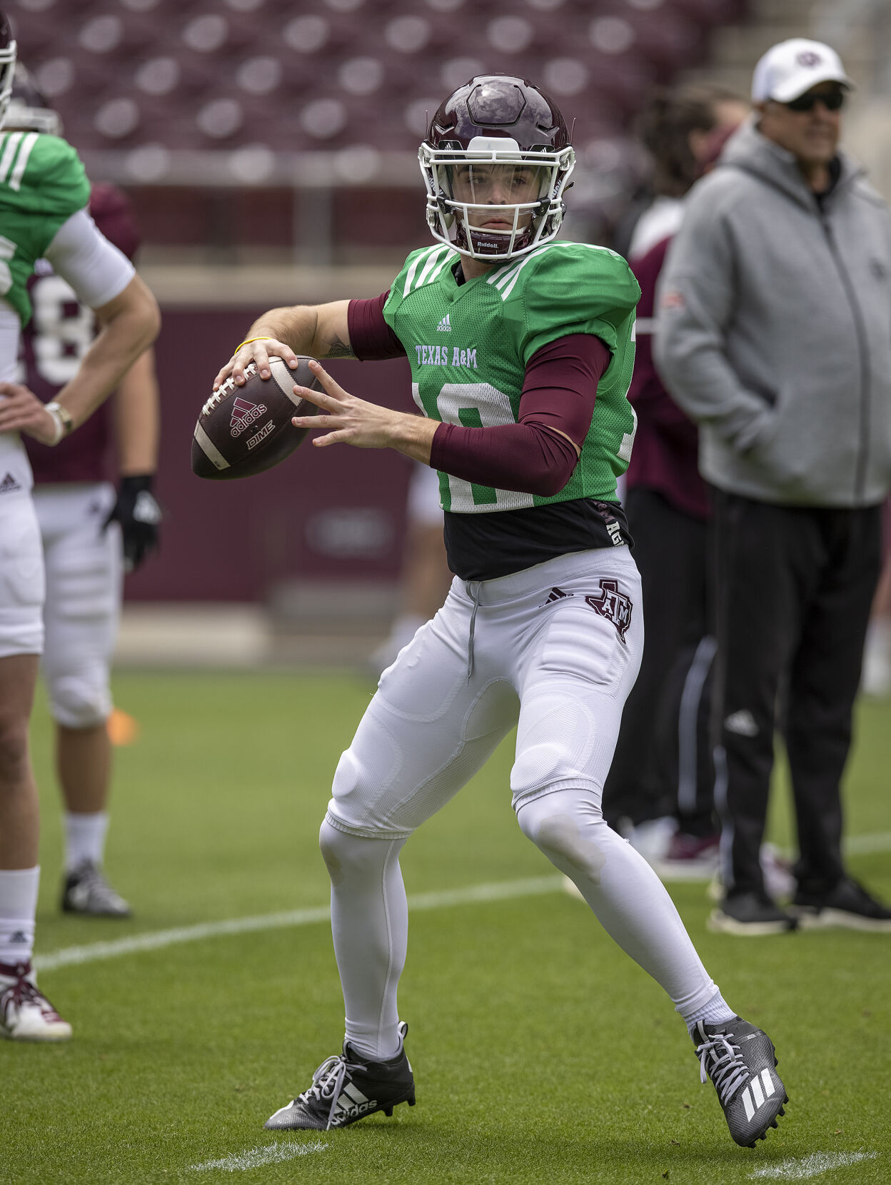 Spring football practice